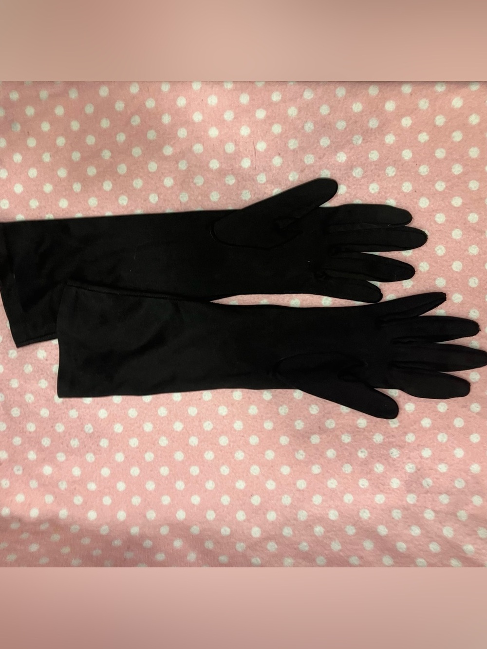 Vintage Faux Suede Gloves M - Picture 5 of 11